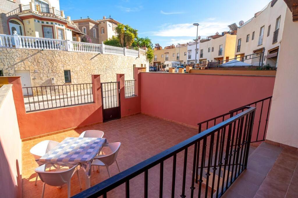 Villa Adosado Con Vistas Al Mar Desde La Piscina Con Bbq Velez Malaga Esterno foto
