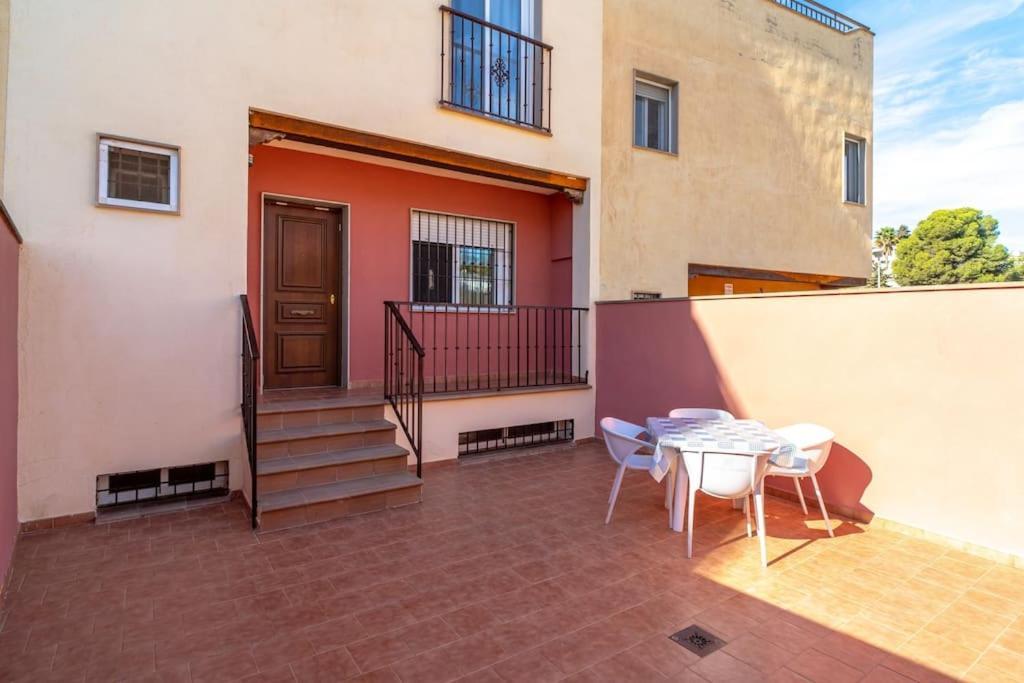 Villa Adosado Con Vistas Al Mar Desde La Piscina Con Bbq Velez Malaga Esterno foto